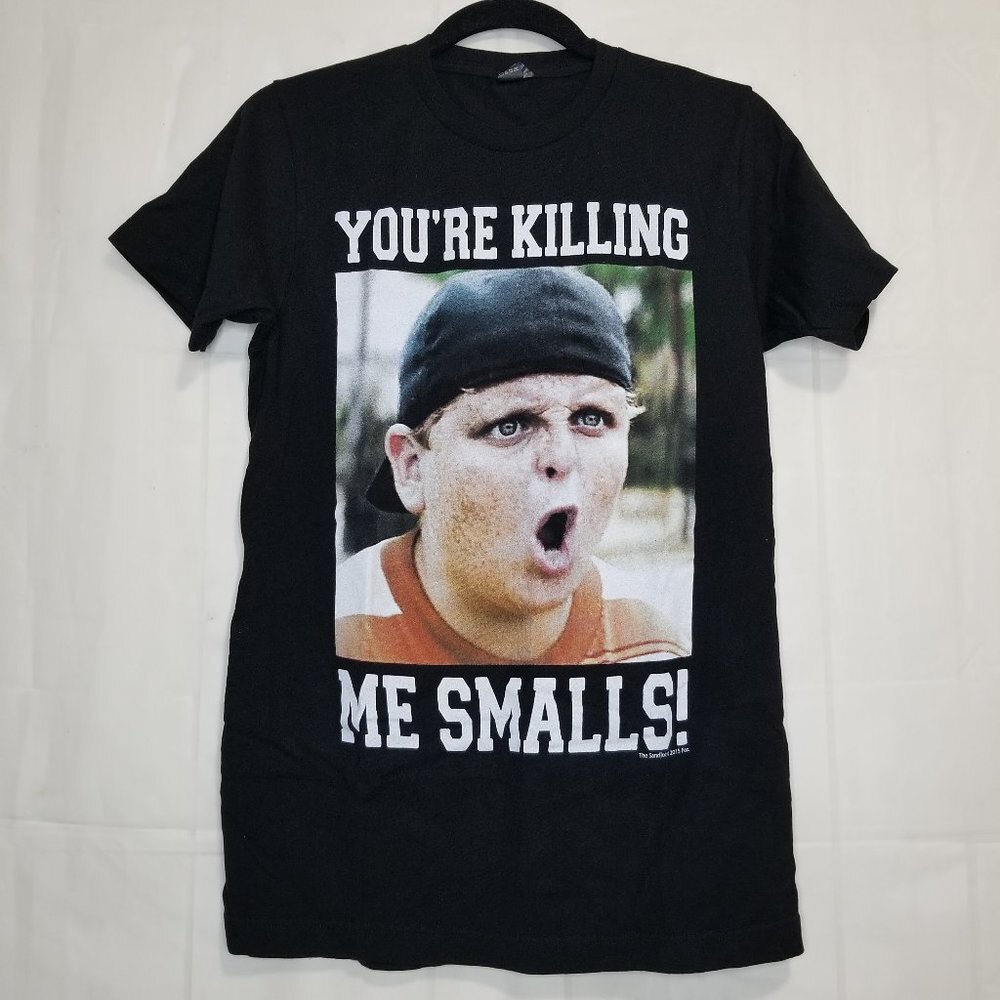 The Sandlot "You're Killing Me Smalls" Unisex TShirt black sz Small Short Sleeve